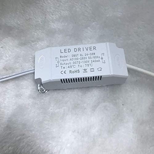 Kit de luz do ventilador de teto, driver de LED de 36W com 3 alterações de cor luzes LEDs, substituição para ventilador