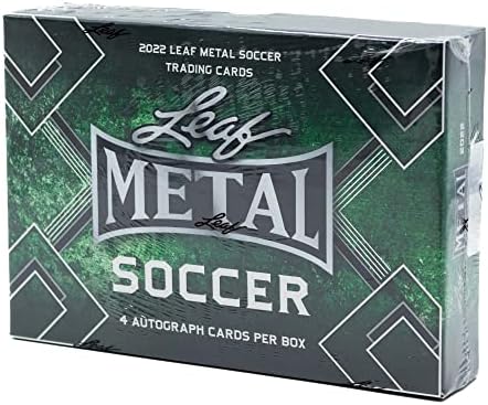 Caixa de hobby de futebol de metal folha 2022