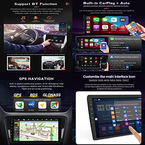 Rádio do carro FBKPHSS para Hyundai-I30 2011-2017 Navegação 2 DIN 9 polegadas Crega sensível ao toque Android 11 Plugue