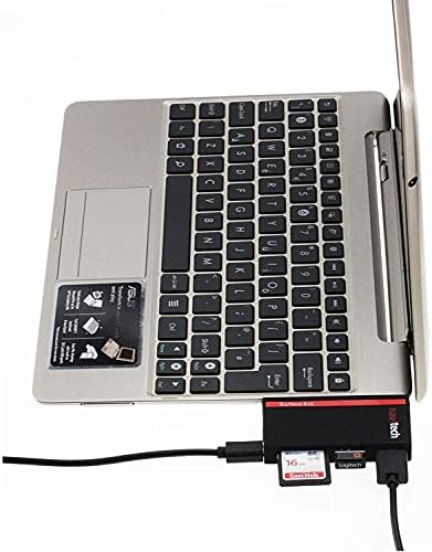 Navitech 2 em 1 laptop/tablet USB 3.0/2.0 Adaptador de hub/micro USB Entrada com SD/Micro SD Reader compatível com HP 17-CP0009NA Full-HD 17.3 Laptop