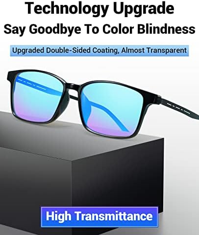 Os óculos de cor de cor de topmeiUp, copos de cor-de-cor-de-ultraviolet, melhorar a cor de cor de cor e fraqueza da cor, podem ser