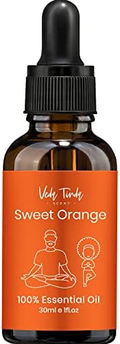Óleos essenciais de laranja doce de laranja doce de Veda Tinda, natureza orgânica pura orgânica para levantamento de