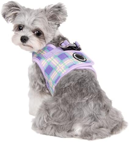 Puppia Spring and Summer Fashion-in Step-In Vest Dog Arnness, Violet_jaylen, pequeno