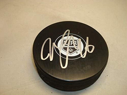 Jake Muzzin assinou Los Angeles Kings Hockey Puck autografado 1a - Pucks autografados da NHL