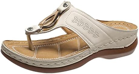 Sandálias AAYOMET para mulheres de verão elegante, plataforma feminina chinelos de tanque de tanquinho sandálias vintage chinelos