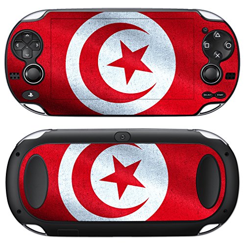 Sony PlayStation Vita Design Skin Bandeira da Tunísia adesivo de decalque para PlayStation Vita