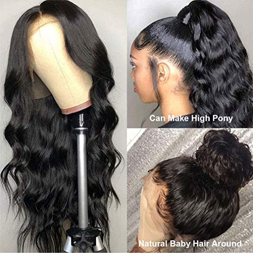 Viennois 18 polegadas naturais e 22 polegadas 613 onda corporal Lace Front Wig Human Human para mulheres negras 13x4 HD Lace Frontal Wigs
