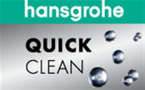 Axor axor Citterio Shower de 7 polegadas Easy Instale Modern 1 Spray Facil Facil Clean com QuickClean em Chrome, 28489001