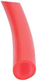 X-dree 6mm x 8mm de altura resistente a temperaturas resistentes a silicone tubo de tubo de borracha Clear-Red 1m de comprimento