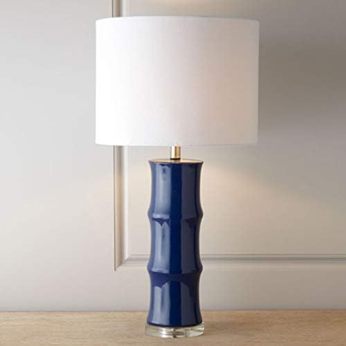 sem-logo wajklj quarto lâmpada de mesa de mesa luminária de mesa de cabeceira de cabeceira de cabeceira azul personalidade