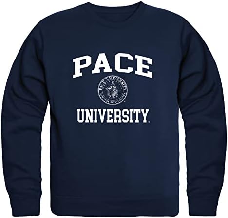 W Setters da Universidade de Pace da República Seal Fleece Fleece Crewneck Sworkshirts