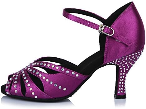 Sapatos de dança latina feminina swdzm salsa salsa salão de baile de desempenho de salão de baile de dança, modelo-yycl357