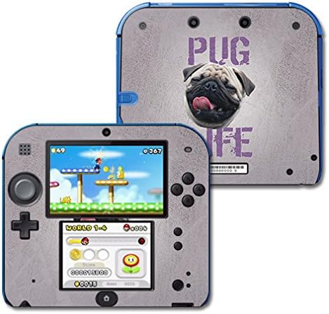 MightySkins Skin Compatível com Nintendo 2Ds - Pug Life | Tampa protetora, durável e exclusiva do encomendamento de vinil | Fácil