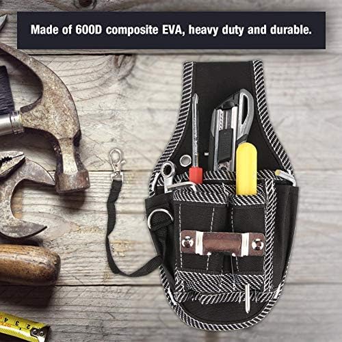 Bolso da cintura do organizador da ferramenta, bolsa de cintura da ferramenta de eletricista, bolsa de ferramentas, com várias mangas