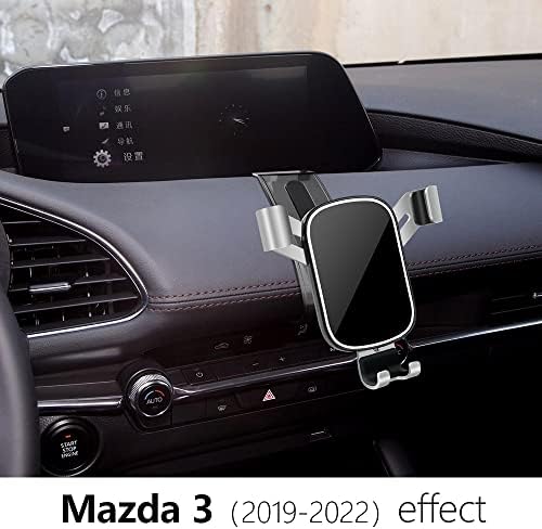 Portador de telefone de carro lunqin deve para 2019-2023 Mazda 3 [grandes telefones com amigável de casos] Acessórios de automóveis