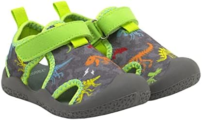 Robeez Kids Water Shoes Meninos e meninas deslizam sapatos de neoprene aqua para verão, praia, piscina - infantil/criança, 12 meses - 3,5 anos