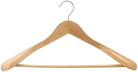 Yumuo Mold Wood Coat Hanger ternos e cabide largo Cabinen Roupos de madeira Prop Lardrobe sem cabide 10 ramos-A