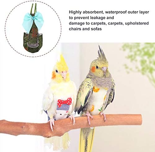 Valiclud 1pc Parrot Flyper Flyper Roupas de pássaros para papagaio Suprimento de roupas de pássaro Suprimentos de halloween