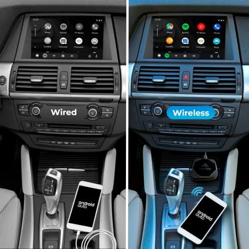 Autosky Wireless Android Auto CAR Adaptador - conexão instantânea de smartphone para tela de carro com fácil configuração -