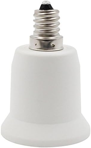 Yilighting - E12 parafuso de candelabra para E26/E27 Médio Médio Edison Base de parafuso Base Redutor Adaptador Conversor