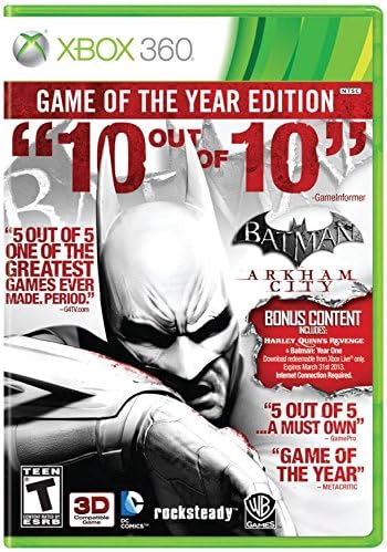 Batman: Arkham City - edição do jogo do ano