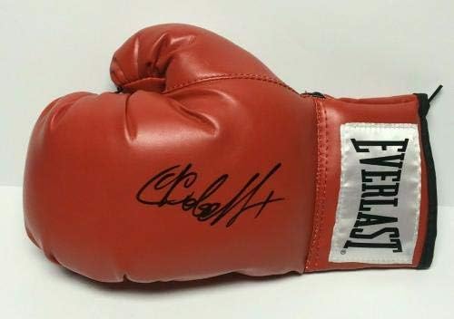 Sergey Kovalev assinou a luva de boxe Everlast vermelha PSA AG79441 - luvas de boxe autografadas