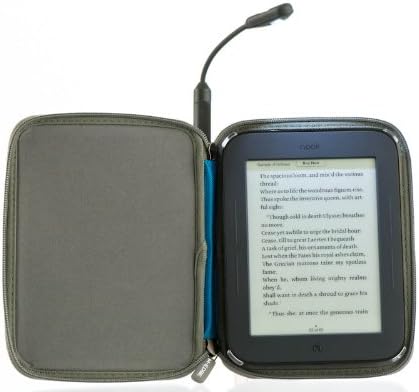 Caixa de transporte de casaco de latitude para leitor de texto digital - preto