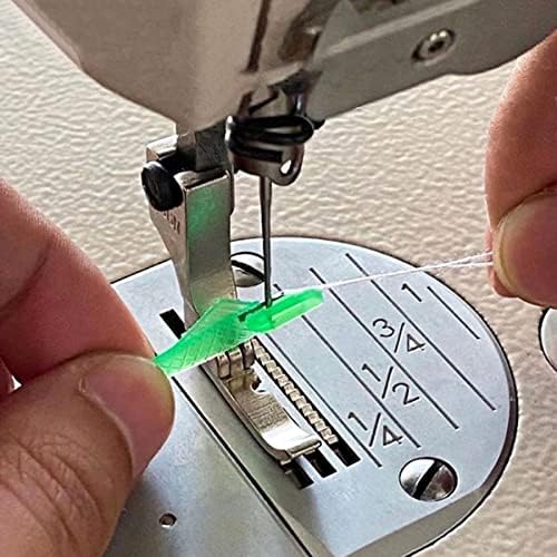 Elisel 30 PCS Freíma de agulha, rosqueiros automáticos simples para agulhas pequenas, máquina de costura/costura/bordado de esgoto