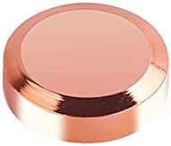 Parafusos de espelho tampas decorativas fixadoras de espelho de cobre puro cobrem as unhas de espelho de publicidade redonda redonda de 25 mm para espelhos de banheiro teto, rosa dourado 10 pcs