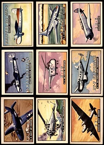 1952 Topps Wings 25 Card Starter Set/lote VG/ex