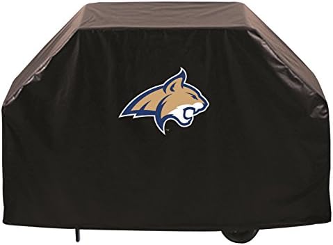 Montana State Bobcats Hbs Black Outdoor Outdoor Hovery Duty Vinyl BBQ Grill Cover