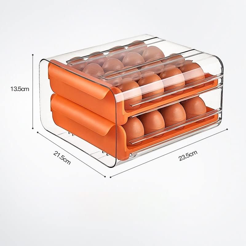 LSDJGDDE Caixa de armazenamento de ovo geladeira