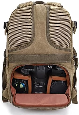 XXXDXDP Câmera retro à prova d'água Bolsa de capa de capa de Backpack Fit Fit Fit 15.4in Laptop Casual Casual Homens carregando