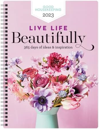 Boa limpeza 2023 Live Life Lindamente Planejador: Obtenha 365 dias de inspiração para simplificar e celebrar sua vida e ficar organizado