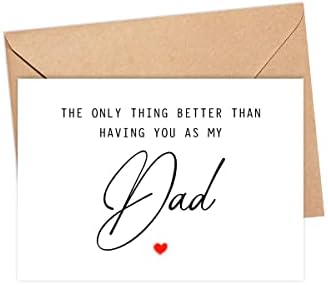 A única coisa melhor do que tê -lo como meu pai. É nosso bebê tendo você para um papai - Cartão do anúncio da gravidez - Cartão de papai - estamos grávidas - Presente do Dia dos Pais