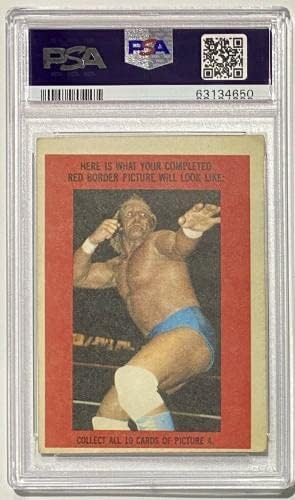 Hulk Hogan 1985 TOPPS WWF STETER 11 PSA/DNA Cert Authentic Auto 10 63134650 - Cartões de luta livre autografados