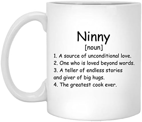 Gavinsdesigns Ninny substantivo caneca de café - Ninny Definição Caneca - Presente para Ninny - Presentes de aniversário