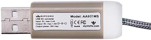 Myvolts RIPCORD USB a 6V DC Cabo de energia compatível com o Sony AC-66, AC-456C, AC-15A, AC-4, AC-D4HG PSU Part