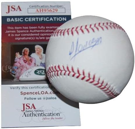 Yoan Moncada assinou o Baseball JSA AH95629 - beisebol autografado - Bolalls autografados