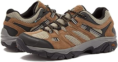 Hi-Tec Ravus WP Sapatos de caminhada à prova d'água para homens, trekking ao ar livre e respirável e sapatos de trilha, tamanhos