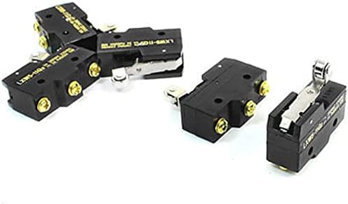 Micro comutadores 5pcs lxw5-11g2 spdt roller momentâneo de dobradiça braço de limite de limite de limite microSwitch