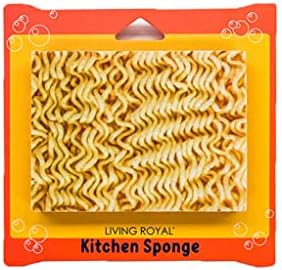 Living Royal Kitchen Sponge Fun Rodty Design - esponja de dupla face e lavador