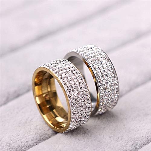 Koleso 8mm anel cz para mulheres e homens Pavorias full cz anel personalizado de cristal personalizado anel gravado anel-89388