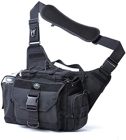 Shangri-la multifuncional para caminhadas ao ar livre Pacote tático Mensageiro Tactical Range Bag Sling Assault CCW Gear Modular Implementação