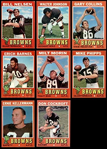 1971 Topps Cleveland Browns Team Set Cleveland Browns-FB EX+ Browns-FB