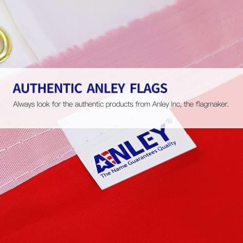 ANLEY FLY BRIEDE 3X5 PODOS ARRISH GOLD CREST BLANHA - COR VIVIDO E PROVA DE FADA - CABELE DE CANVAS E Costuras duplas - bandeiras