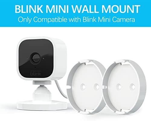 Blink Mini Câmera de montagem de parede Suporte, 2 Pacote de 2 compas