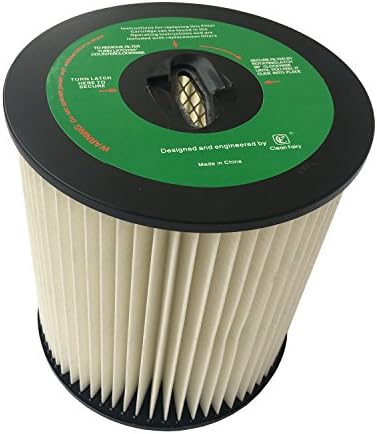 CF Reposição de filtro de pó de pó de fadas limpas para a série Dirt Devil CV2000 Filtro central de 7 polegadas 8106-01