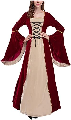 Vestido renascentista para mulheres figurinas góticas medieva
