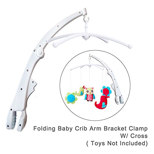 Colorfulstream - dobrar o braço do braço de berço do bebê grampo sem corda de música
